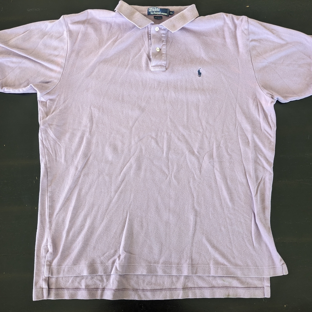 Polo by Ralph Lauren Men's Purple Polo Shirt